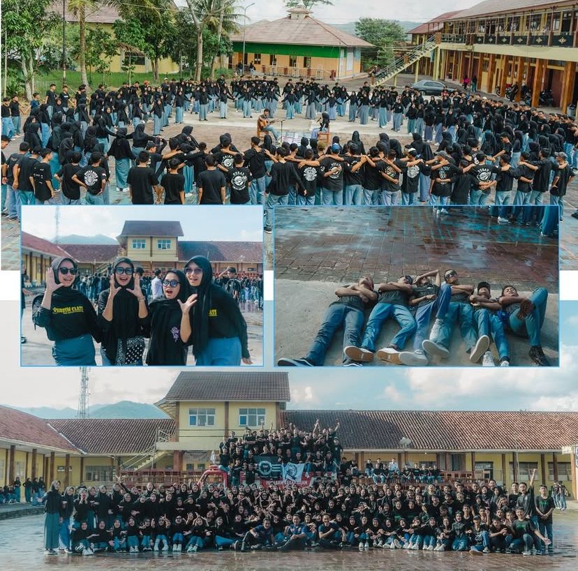 Acara perusahaan dengan dekorasi lampu warm white